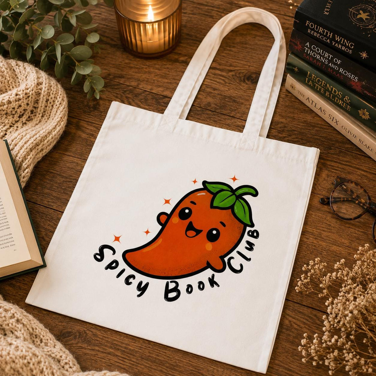 Spicy Book Club Tasche – Romantasy Tote Bag – Produktfoto 2