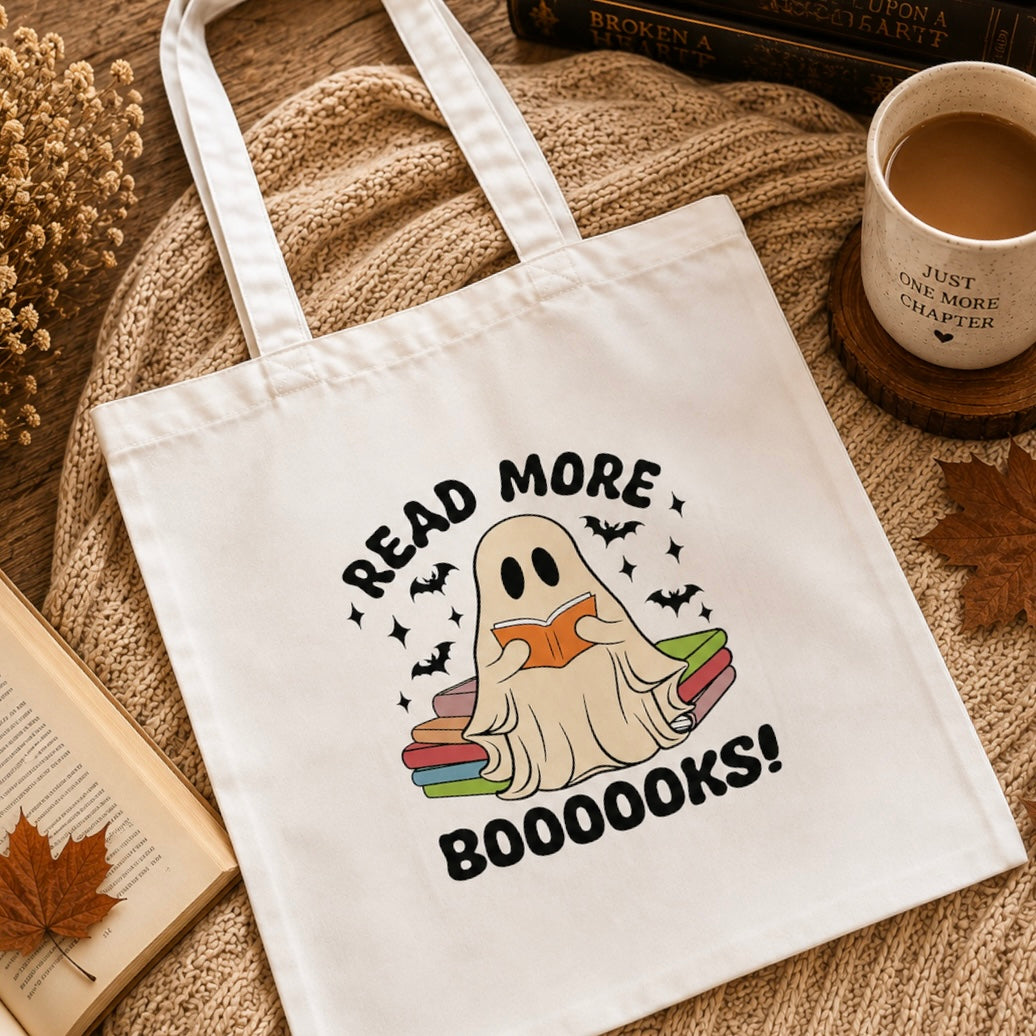 Read more Books - Büchertasche Geist – Book Lover Tote