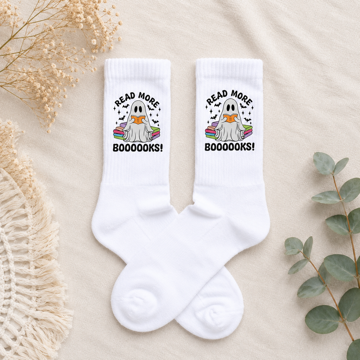 Bookish Geister Socken – Read More Books! - Herbst-Socken