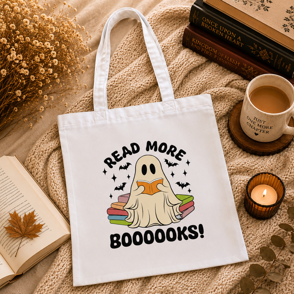 Read more Books - Büchertasche Geist – Book Lover Tote