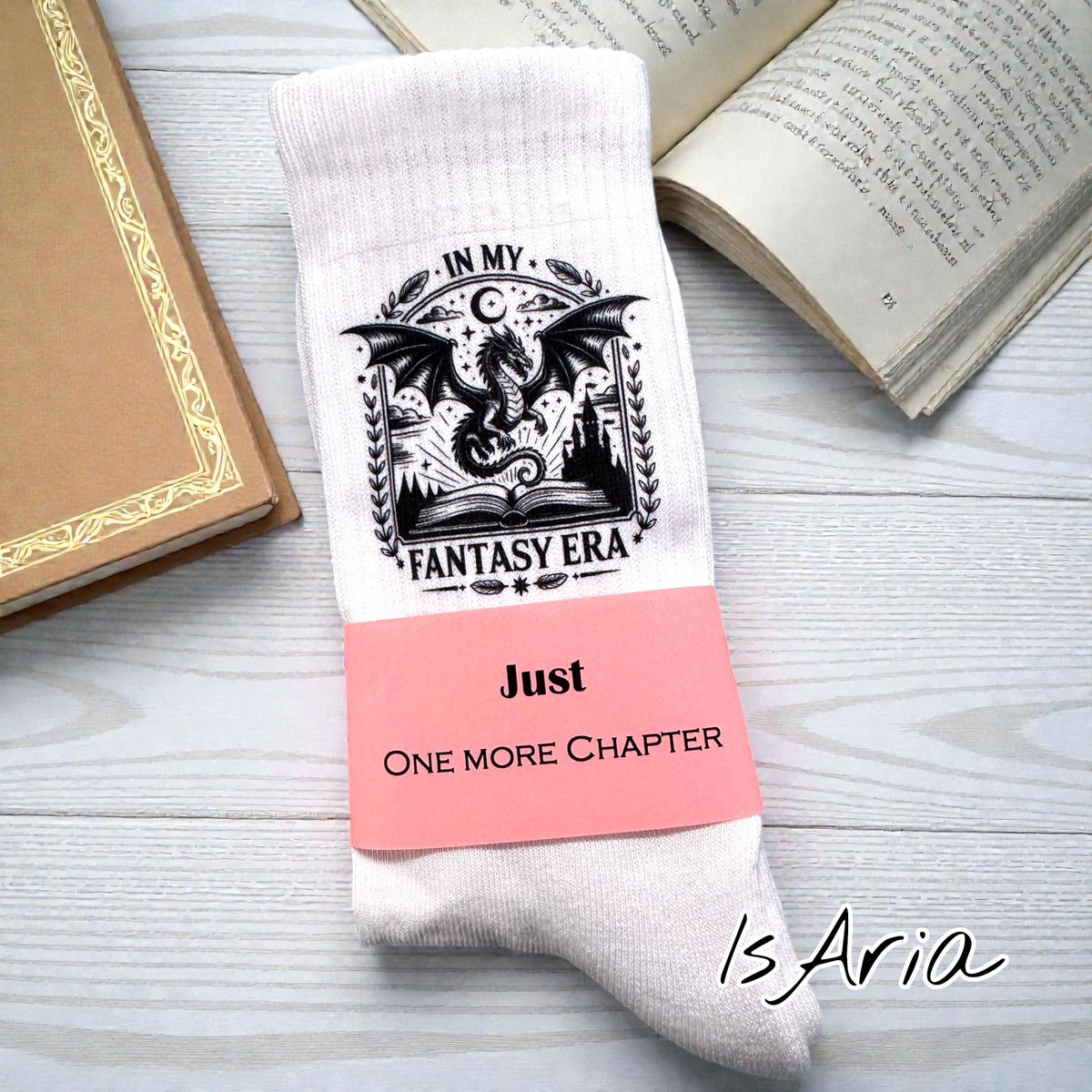 Fantasy Era Socken – Personalisierbare Drachen-Socken – Produktfoto 4