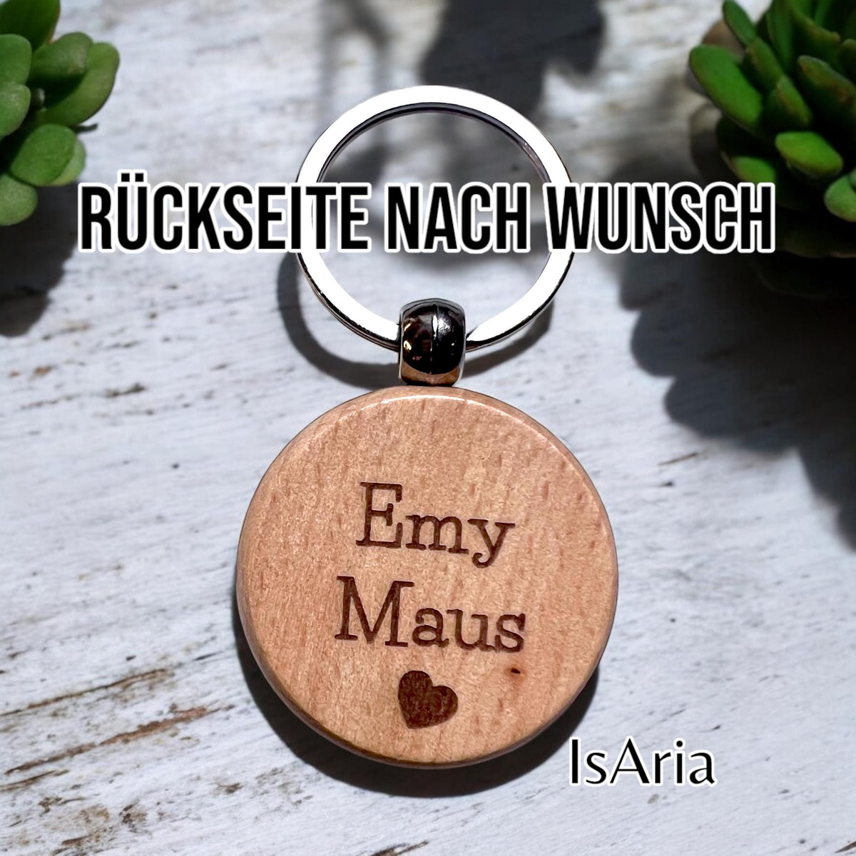 In My Hockey Romance Era – Holzschlüsselanhänger – Produktfoto 5
