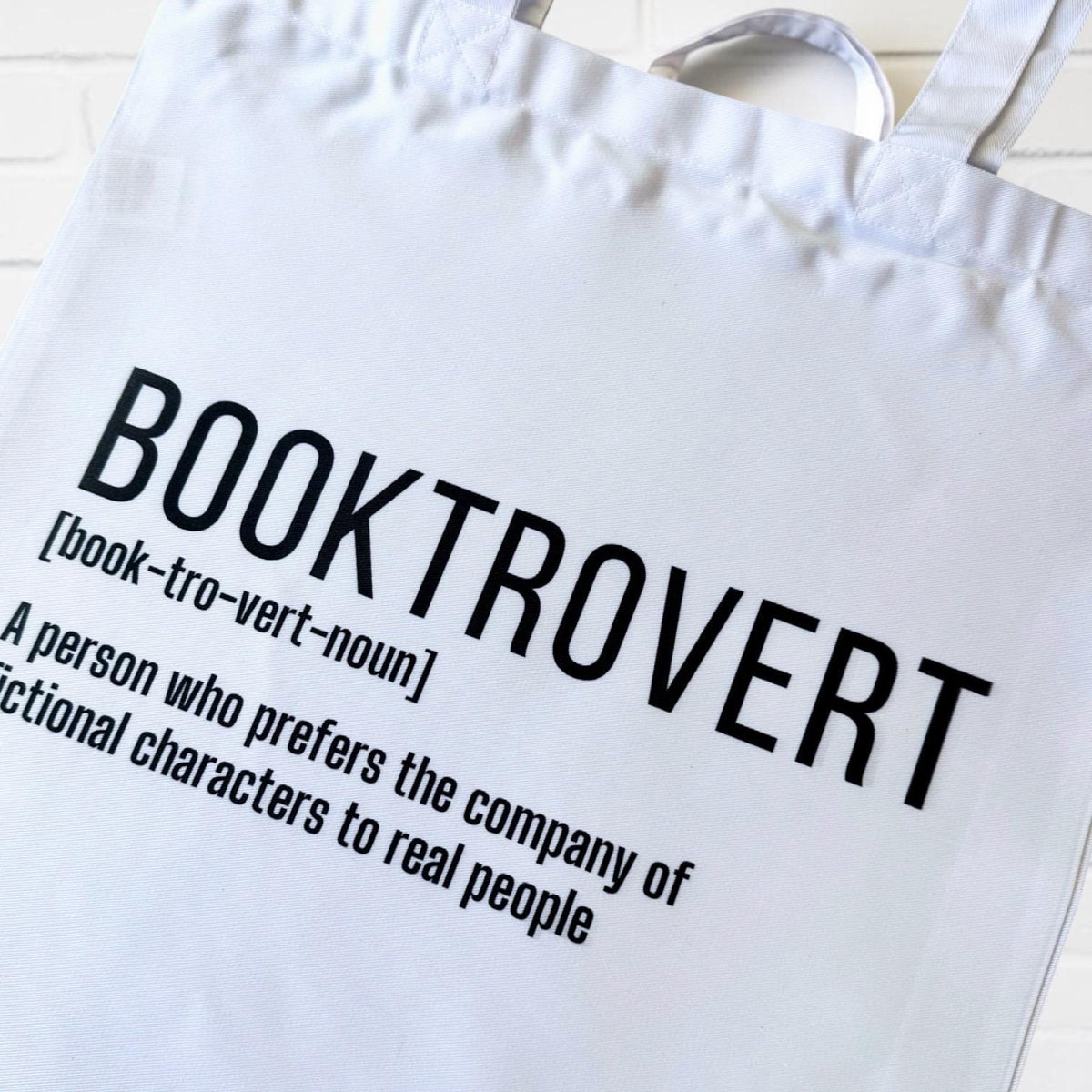 Booktrovert Tasche – Book Lover Tote Bag – Produktfoto 3