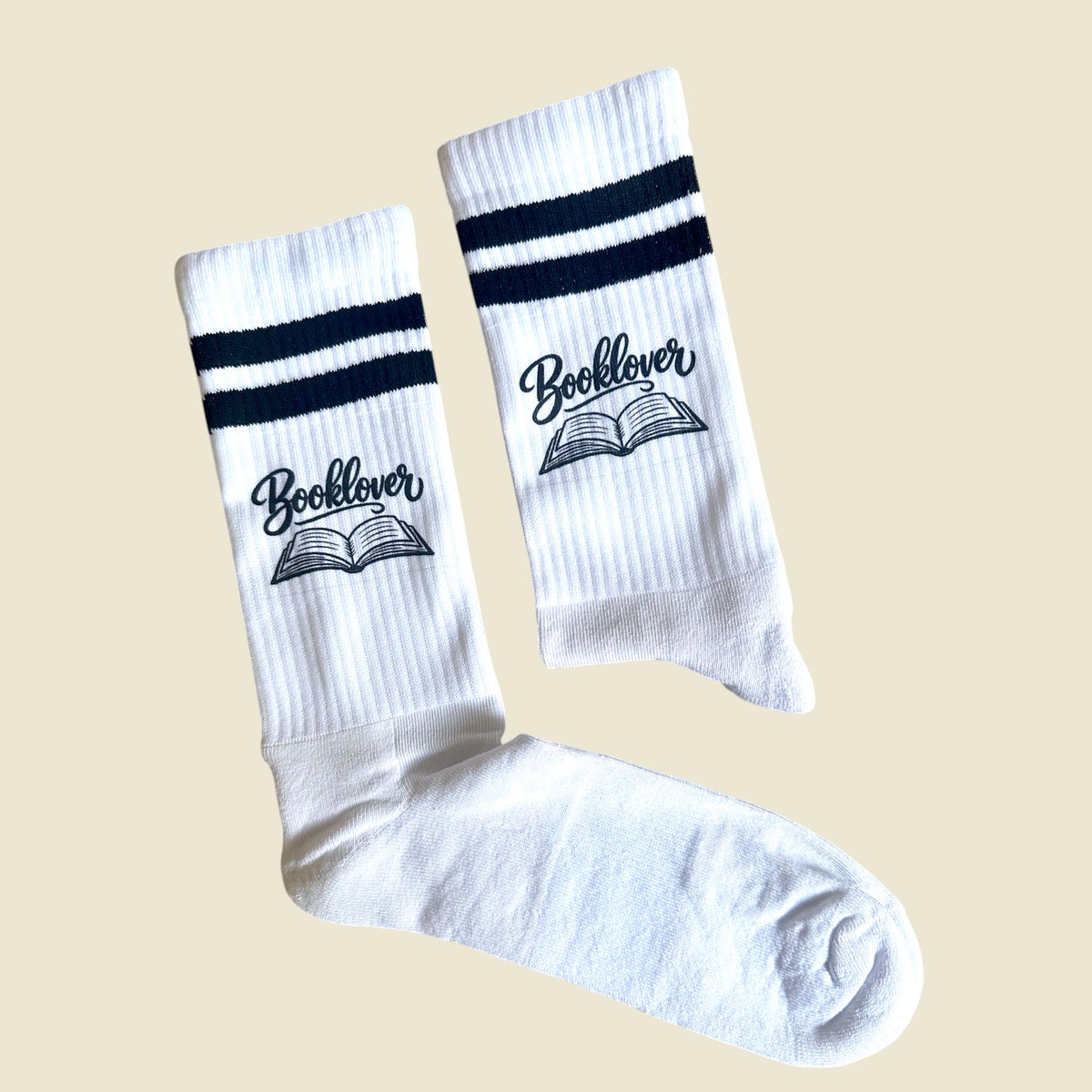 Booklover Socken – Personalisierbare Tennissocken – Produktfoto 7