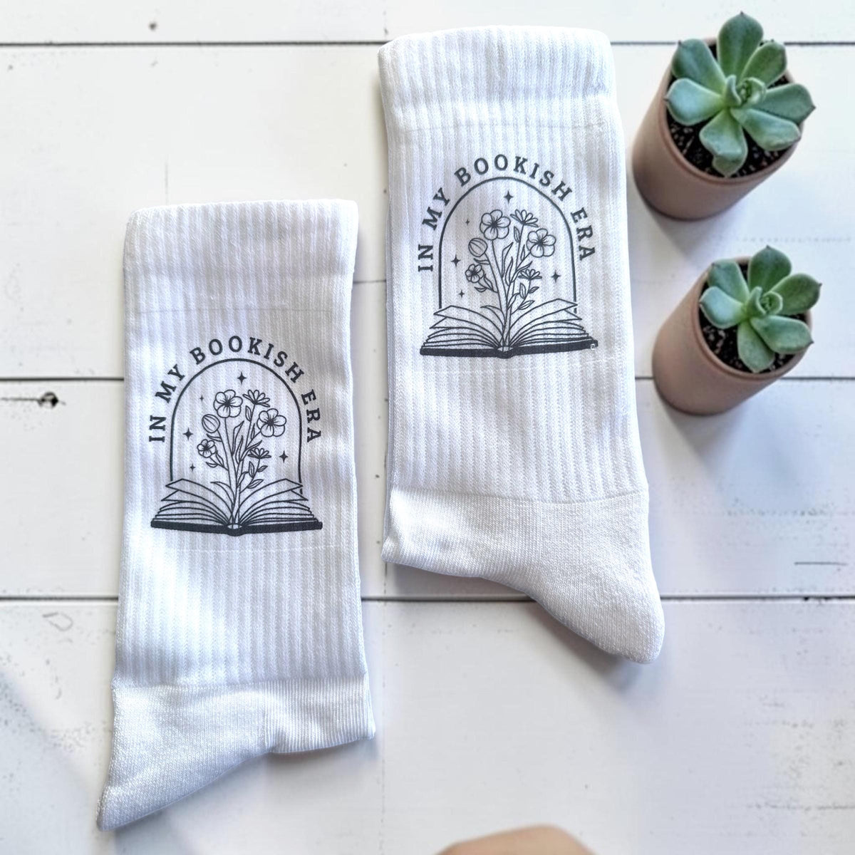 In My Bookish Era Socken – Personalisierbar – Produktfoto 5