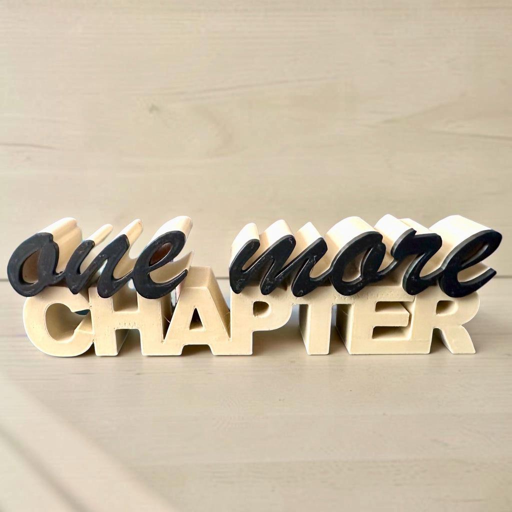One More Chapter Regaldeko aus PLA – Produktfoto 8