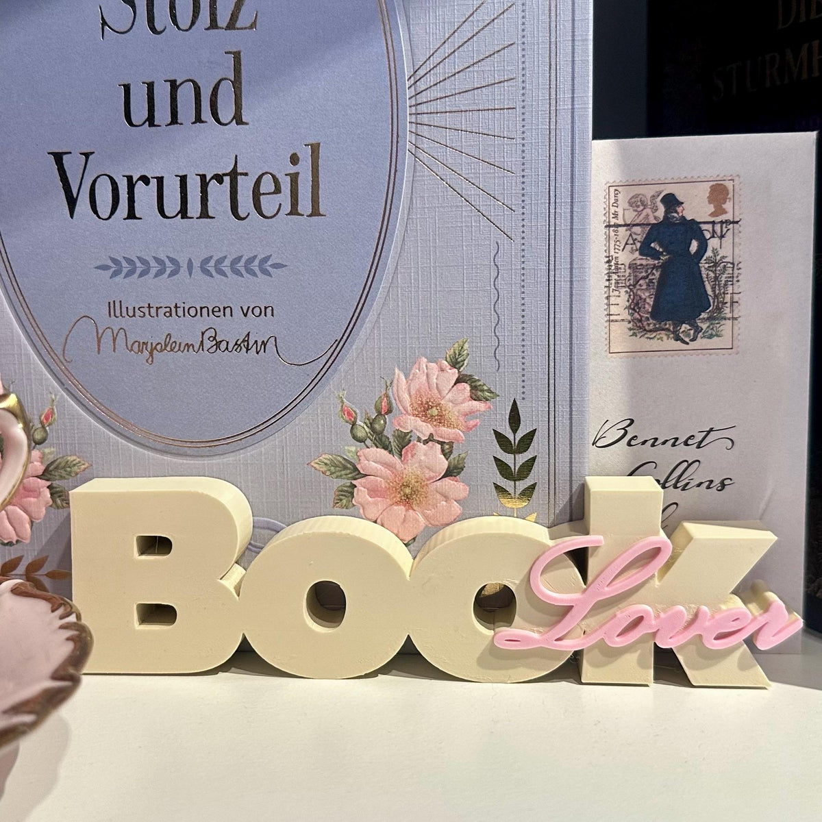 Book Lover Regaldeko aus PLA – Produktfoto 8