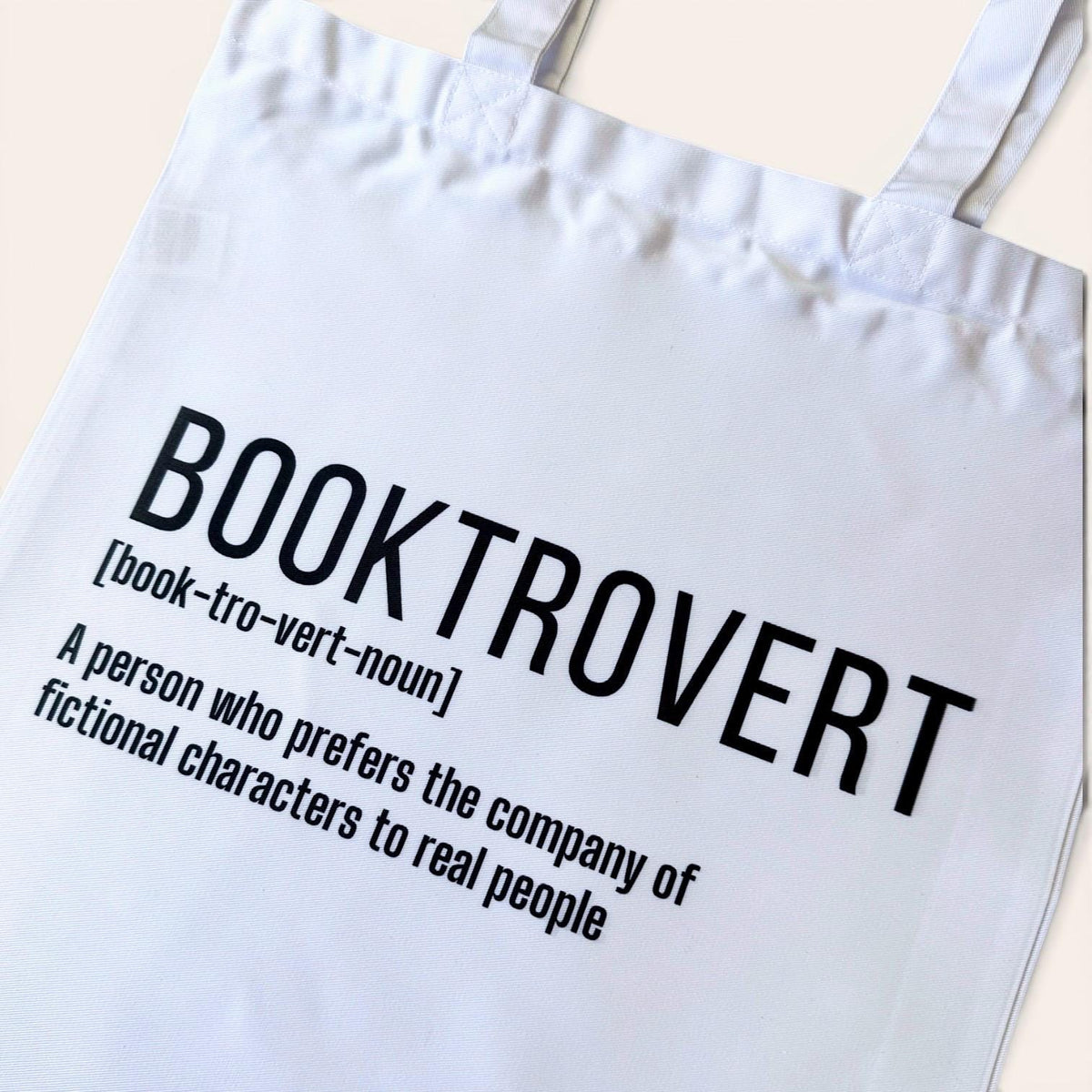 Booktrovert Tasche – Book Lover Tote Bag – Produktfoto 5