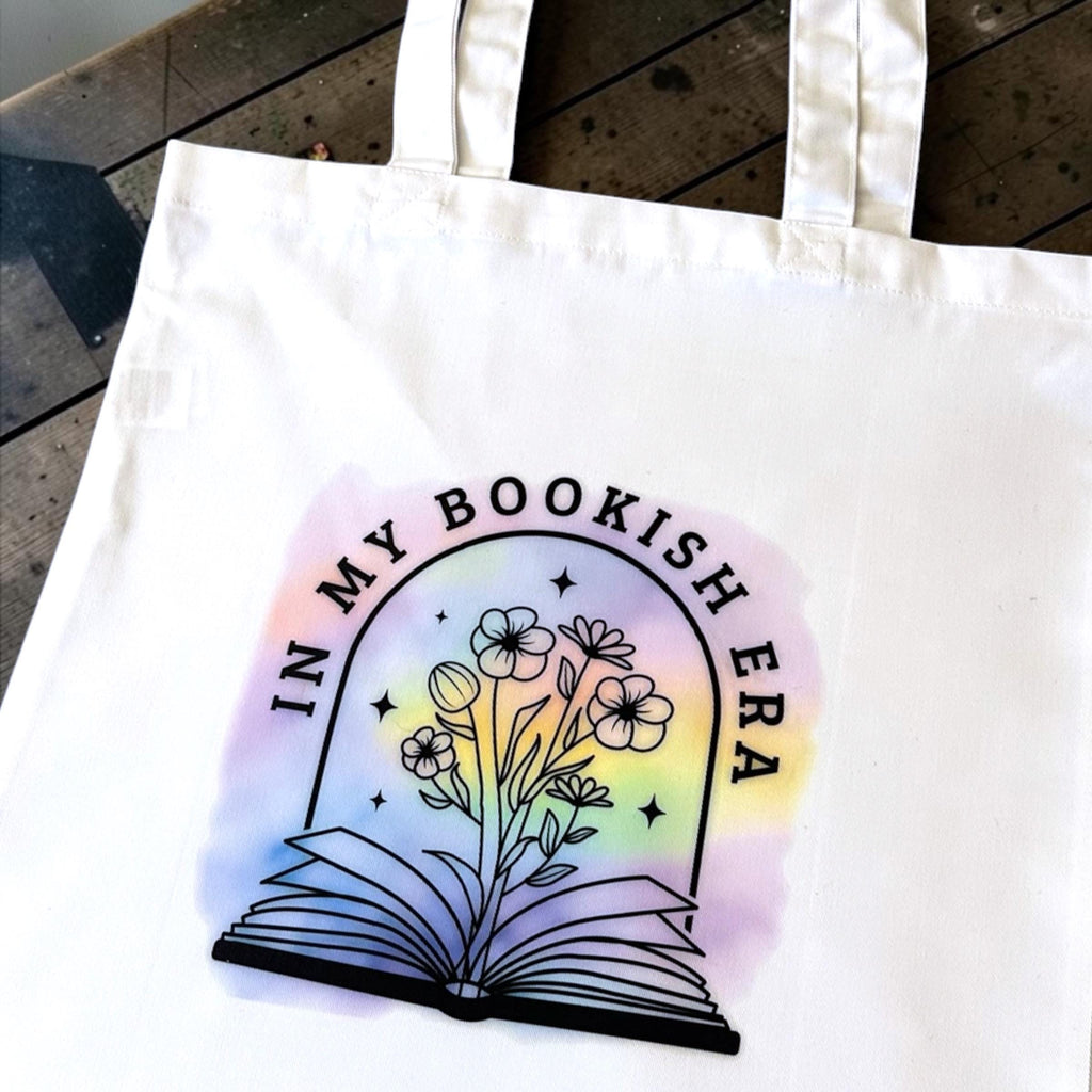 In My Bookish Era Tasche – Book Lover Tote Bag – bedruckte Bookish Tasche