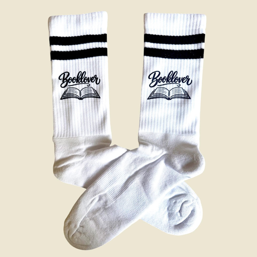 Booklover Socken – Personalisierbare Tennissocken – Produktfoto 5