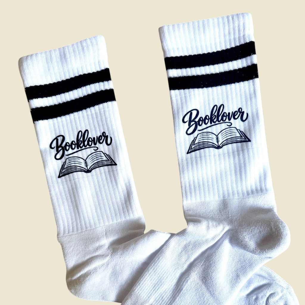 Booklover Socken – Personalisierbare Tennissocken – Produktfoto 9