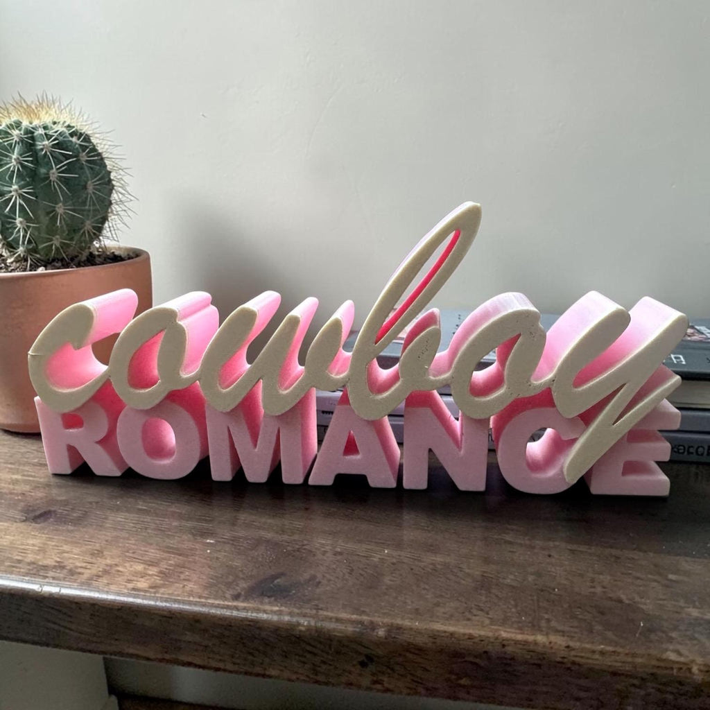 Cowboy Romance Regaldeko aus PLA – Produktfoto 6