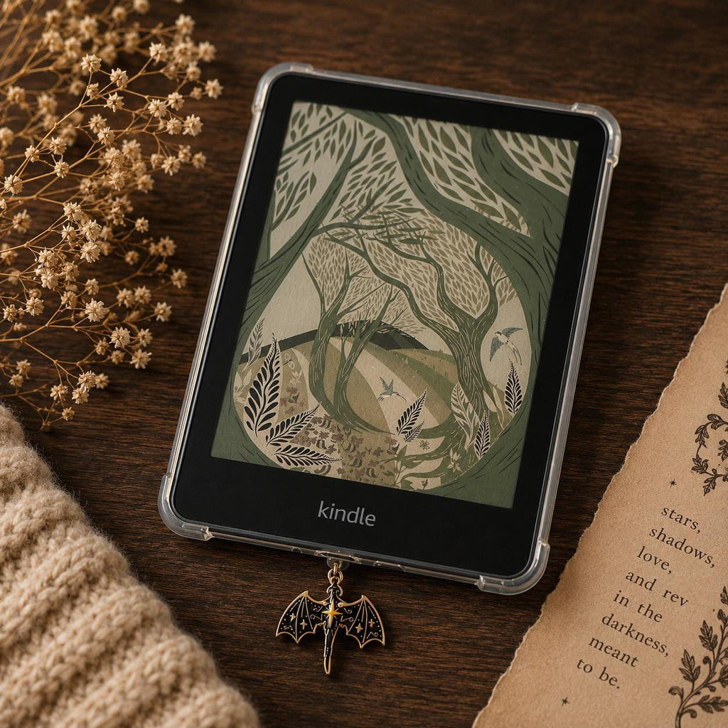 Fantasy Drachen Kindle Charm – USB-C Dust Plug – Produktfoto 2