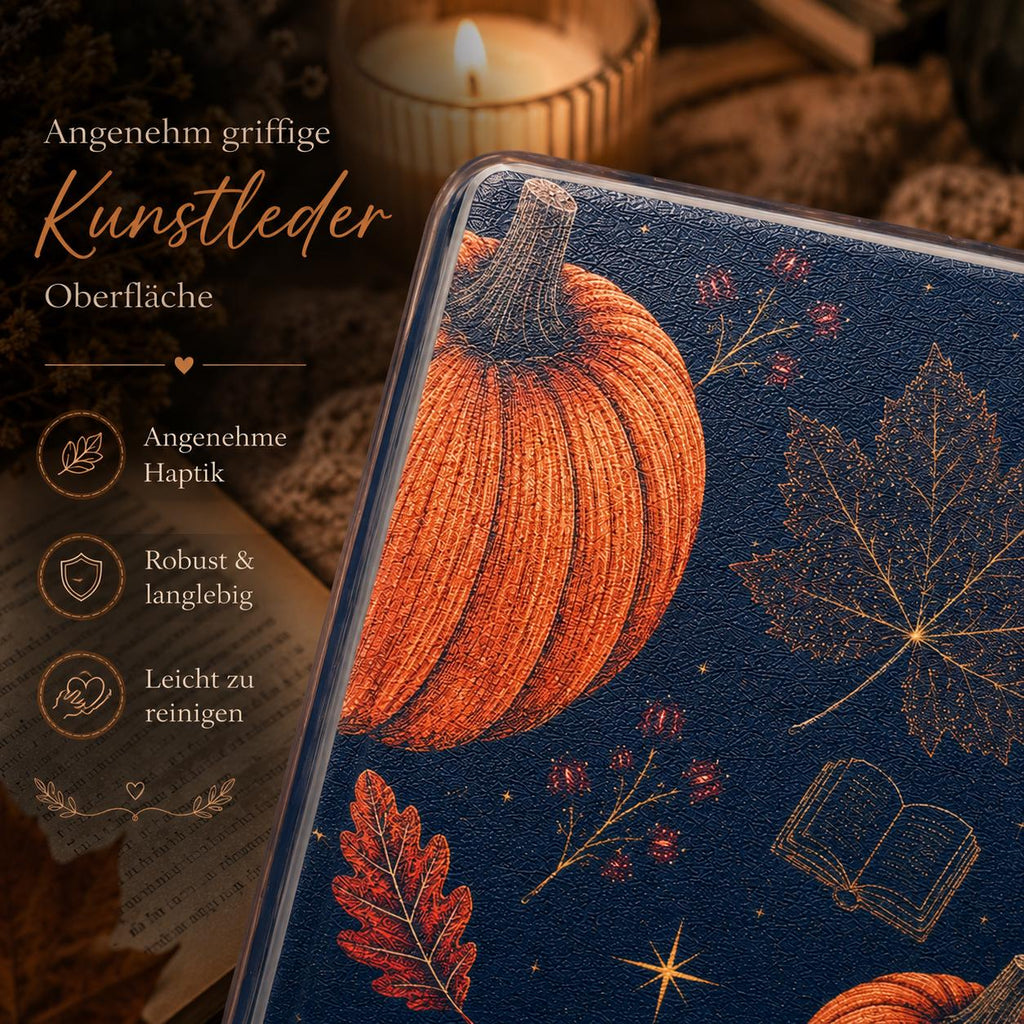 Kindle Bundle Herbst mit magnetischer Hülle E-Reader Grip und Neopren-Tasche