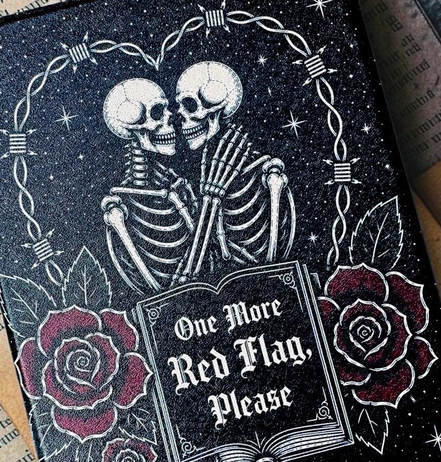 Kindle-Hülle „One More Red Flag, Please“ – Dark Romance – Produktfoto 4
