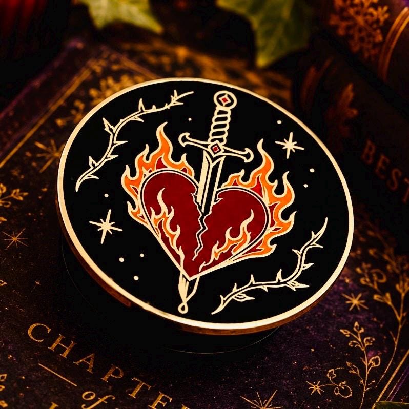 Magnetischer E-Reader Grip Fantasy Enemies to Lovers für Kindle und E-Reader