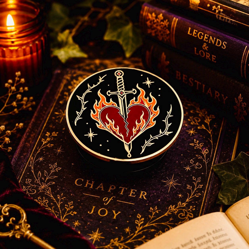 Magnetischer E-Reader Grip Fantasy Enemies to Lovers für Kindle und E-Reader